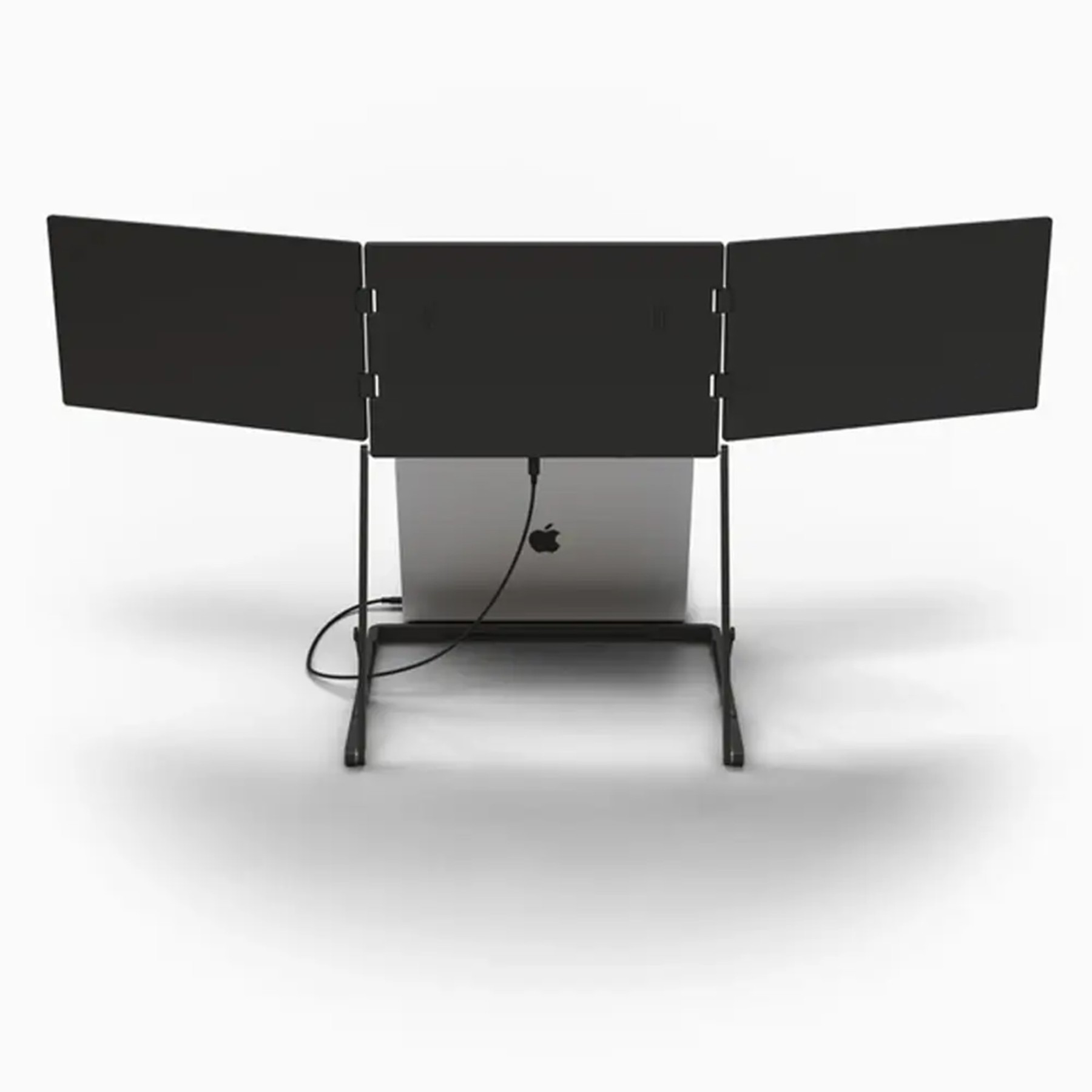 standivarius Doxa Pro 3 Portable Triple Monitor on Adjustable / Pack of 1 / Black