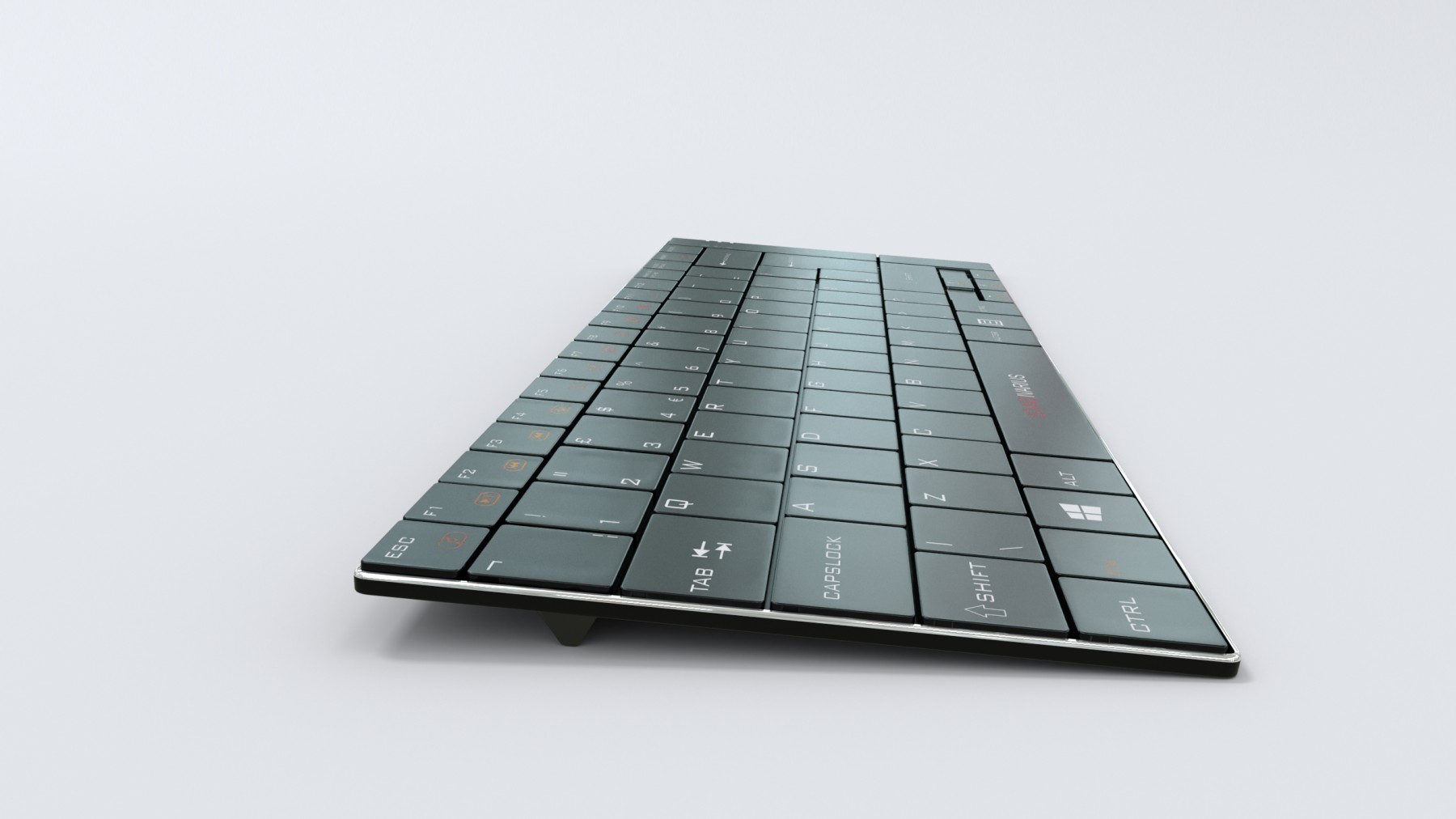 standivarius Solo X Wireless Rechargeable Compact Keyboard | Pack of 1 |  Black